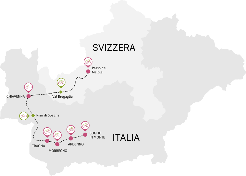 mappa itinerario interreg